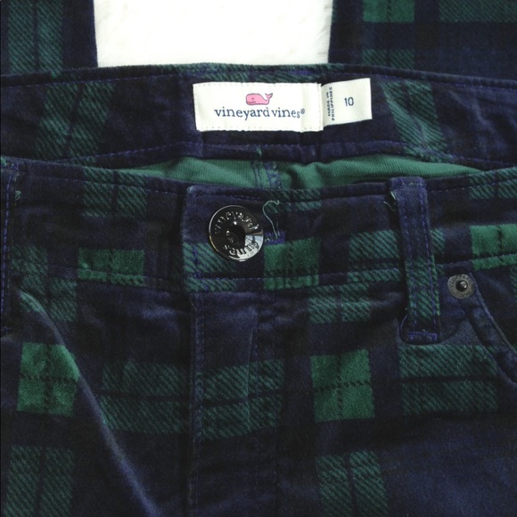 Vineyard Vines Plaid Velveteen Pants - Picture 5 of 7